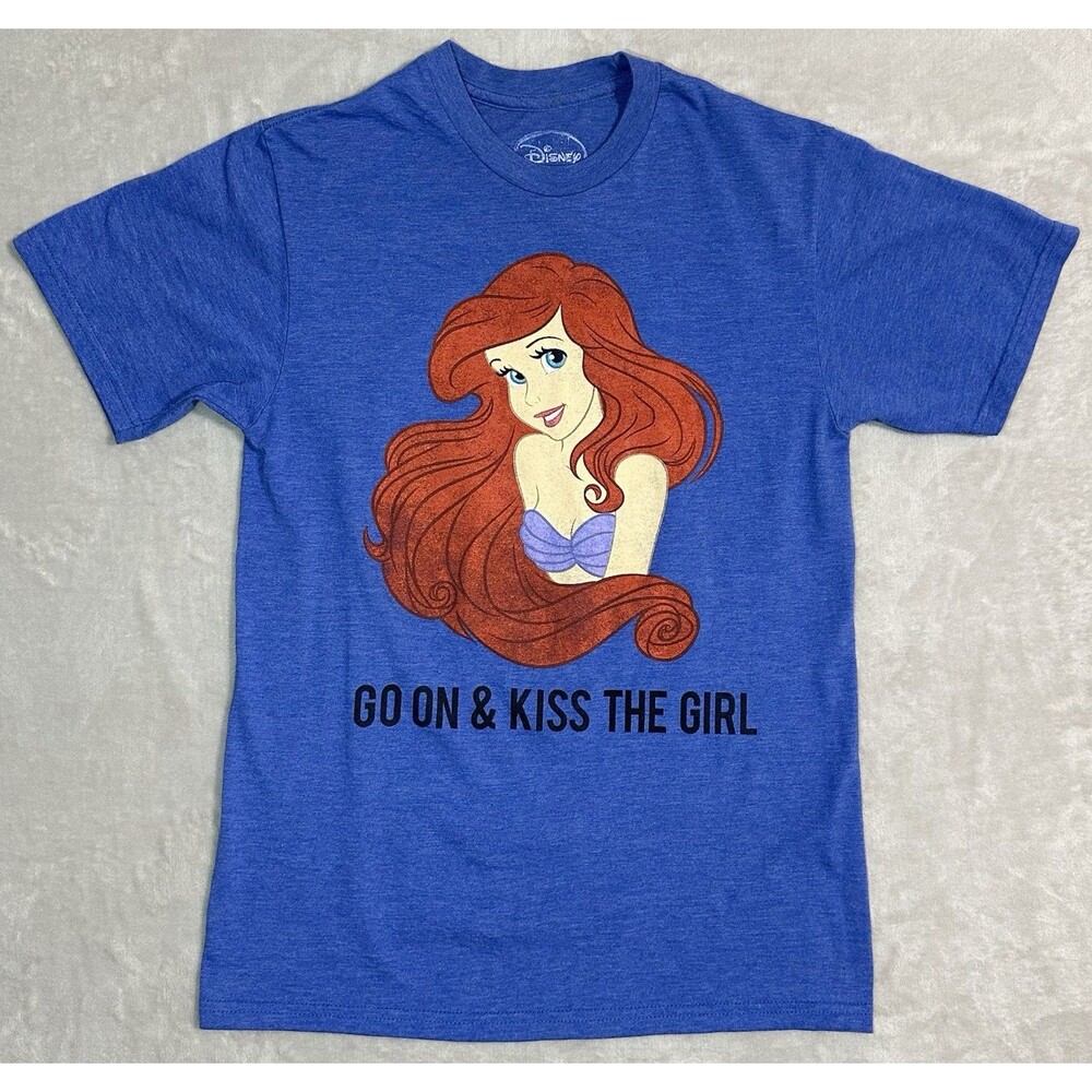 Disney Men's S Ariel Gaston Beast Graphic Tee Lot 3 Little Mermaid Beauty Beast - Picture 7 of 8